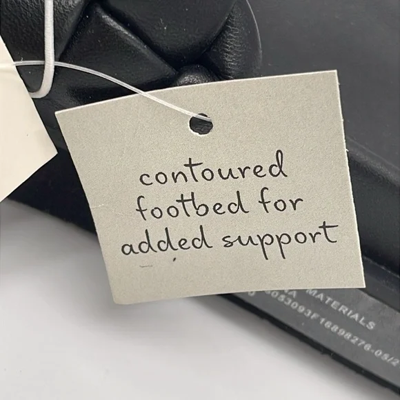 NWT A New Day Women’s Sage Braided Footbed Sandals - Black, Size 8 - Picture 11 of 13